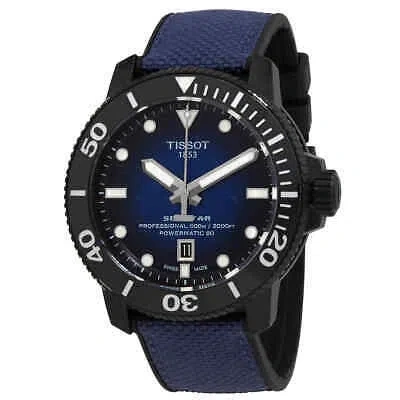 Pre-owned Tissot Seastar 2000 Automatic Graded Blue Dial Men's Watch T120.607.37.041.00