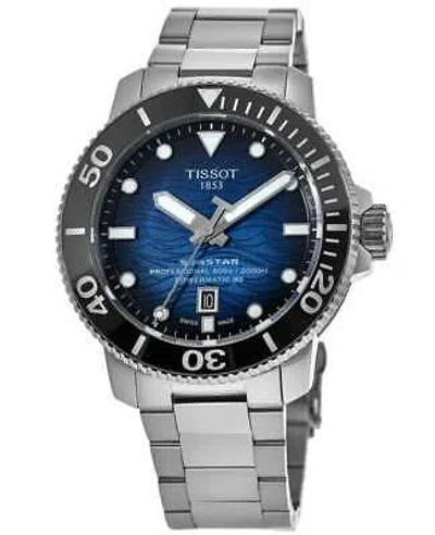 Pre-owned Tissot Seastar 2000 Graded Blue-black Dial Men's Watch T120.607.11.041.01