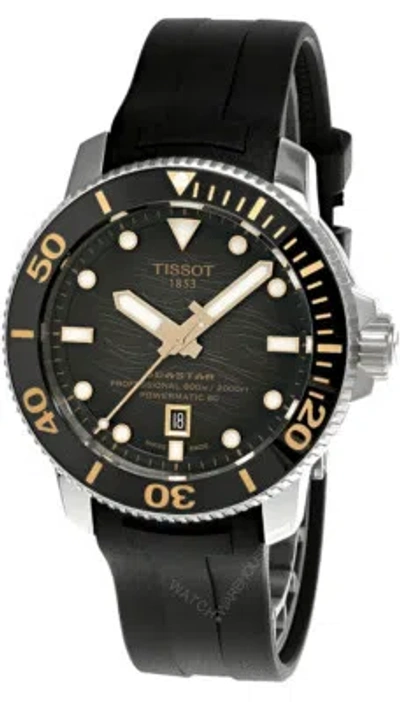 Pre-owned Tissot Seastar 2000 Professional 46mm Rubber Men's Watch T120.607.17.441.01