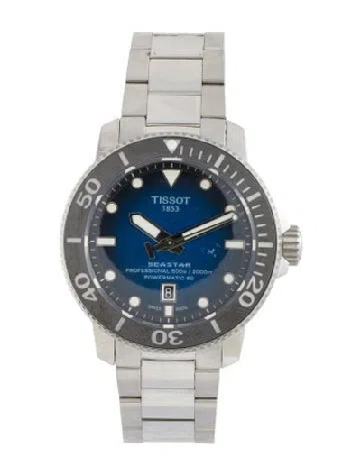 Pre-owned Tissot Seastar 2000 Professional Powermatic 80, 46mm In Multi