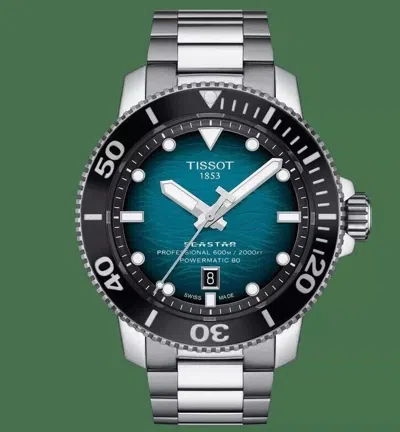 Pre-owned Tissot Seastar 2000 Professional Powermatic 80 Men's Watch T120.607.11.041.00ti