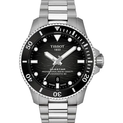 Tissot Seastar 2000 Professional Powermatic 80 Watch, 44mm In Gray