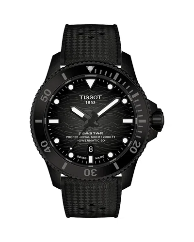 Tissot Seastar 2000 Professional Powermatic 80 Watch, 44mm In White