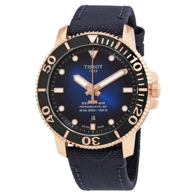 Tissot Seastar Automatic Blue Dial Men's Watch T120.407.37.041.00 In Black / Blue / Gold / Gold Tone / Rose / Rose Gold / Rose Gold Tone