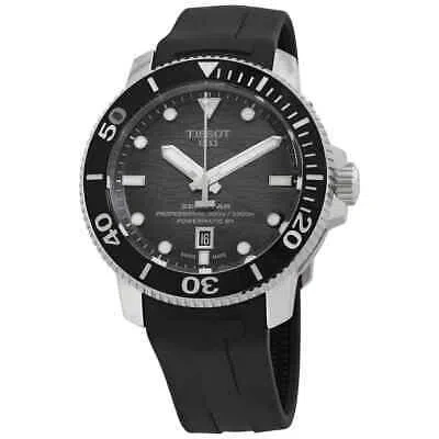 Pre-owned Tissot Seastar Men's Black Watch - T120.607.17.441.00