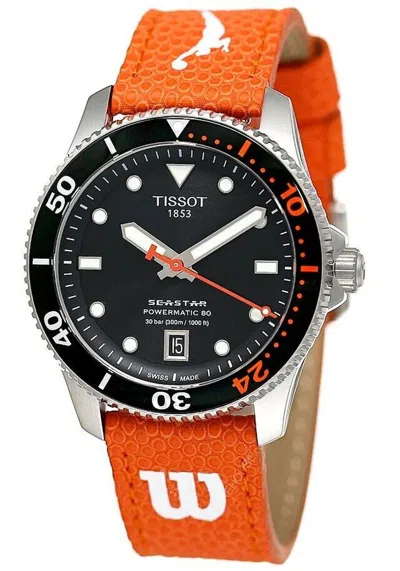 Pre-owned Tissot Seastar Wilson Wnba Automatic 40mm Unisex Watch T120.807.17.051.00