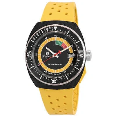 Pre-owned Tissot Sideral S Powermatic 80 Automatic Black Dial Men's Watch