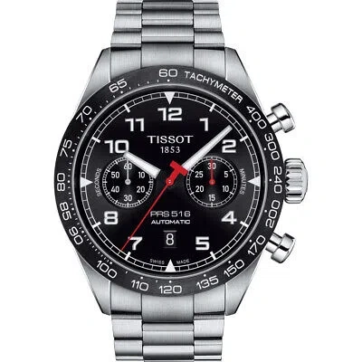 Pre-owned Tissot Silver Mens Chronograph Watch T-sport Prs 516 T1316271105200