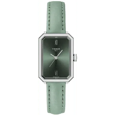 Tissot Srv Green Dial Leather Strap Women's Watch T160.110.16.093.00