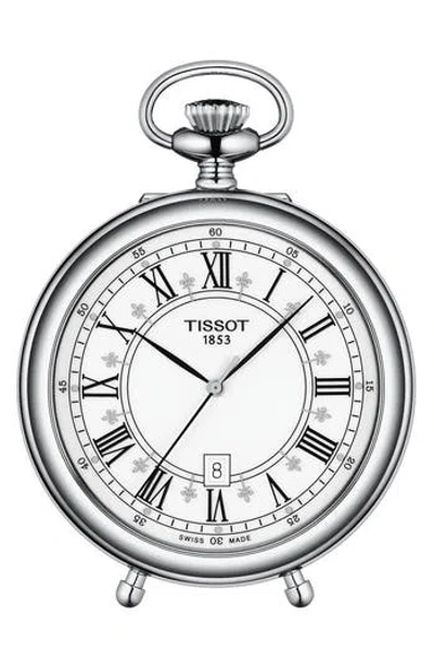 Tissot Stand Alone Pocket Watch, 49.6mm In White