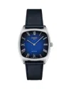 Tissot Stylist Leather Strap Watch, 32mm In Blue/black
