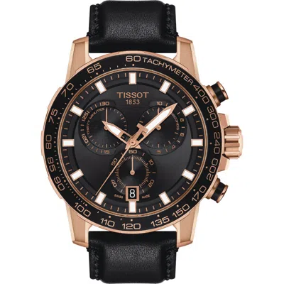 Pre-owned Tissot Supersport Chrono Back-rose Watch T1256173605100 (warranty & Fedex 2 Day)