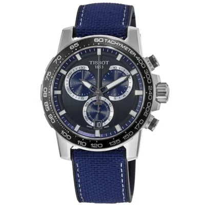 Tissot Supersport Chrono Black Dial Textile Strap Men's Watch T125.617.17.051.03