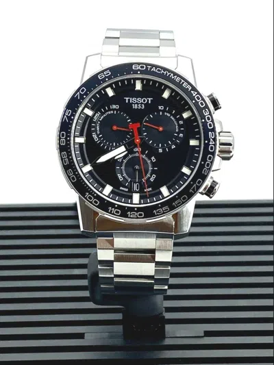 Pre-owned Tissot Supersport Chrono Stainless Steel Men's Watch T1256171105100
