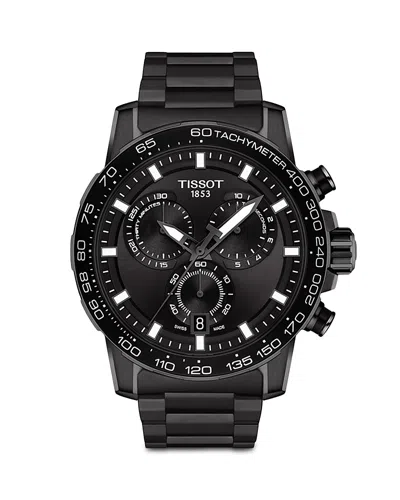 Tissot Supersport Chronograph, 45.5mm In Black