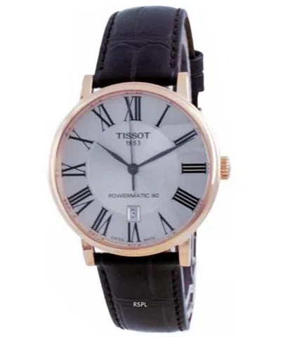 Pre-owned Tissot T-classic Automatic Dress T122.407.36.033.00 50m Men's Watch In Silver