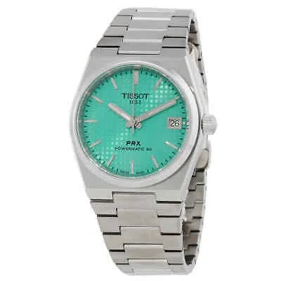 Pre-owned Tissot T-classic Automatic Green Dial Unisex Watch T1372071109101