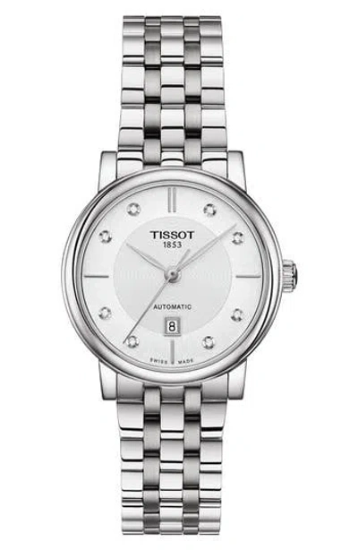 Tissot T-classic Carson Diamond Bracelet Watch, 30mm