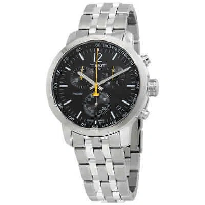 Pre-owned Tissot T-classic Men's Black Watch - T114.417.11.057.00