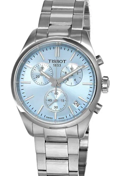 Pre-owned Tissot T-classic Pr 100 Chronograph 40mm Men's Watch T150.417.11.351.00