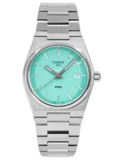 Pre-owned Tissot T-classic Prx Swiss Made Super-luminova Dial T1372101109100 Ladies Watch