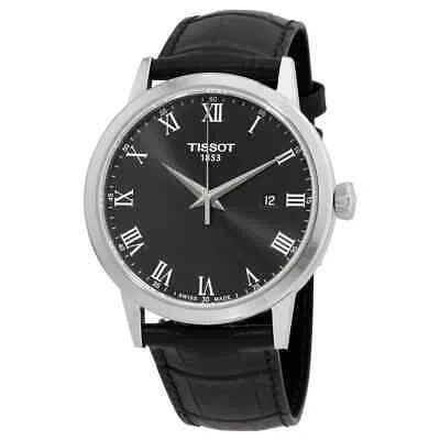 Pre-owned Tissot T-classic Quartz Black Dial Men's Watch T129.410.16.053.00