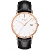 Tissot T-gold Goldrun White Dial Leather Strap Men's Watch T922.410.76.011.00