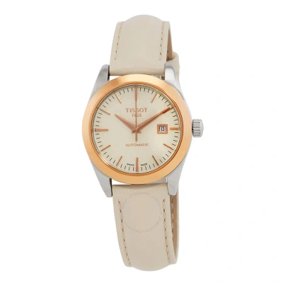 Tissot T-my Lady Automatic Cream Opalin Dial Ladies Watch T930.007.46.261.00 In Beige / Cream / Gold / Gold Tone / Rose / Rose Gold / Rose Gold Tone