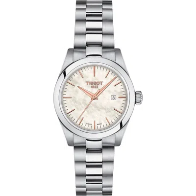 Tissot T-classic Series Watches In White Mother Of Pearl