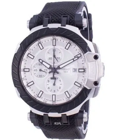 Pre-owned Tissot T-race Automatic Sport's T115.427.27.031.00 100m Men's Watch