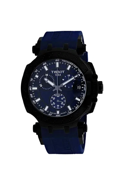 Tissot T-race Chrono Blue Silicone Mens Watch