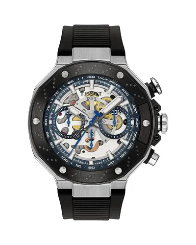 Tissot T-race Chronograph, 45mm In Black/black