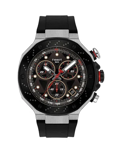 Tissot T-race Chronograph, 45mm In Black/black