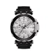 Tissot T-race Chronograph, 45mm In Silver/black