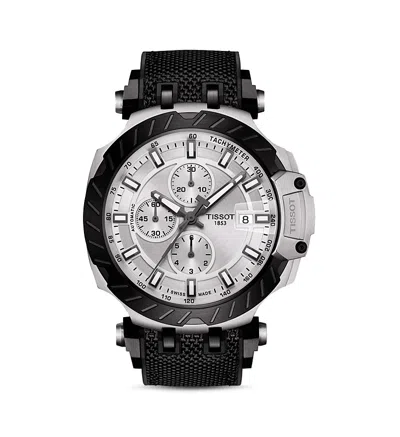 Tissot T-race Chronograph, 45mm In Silver/black