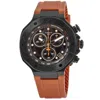 Tissot T-race Chronograph Black Dial Rubber Strap Men's Watch T141.417.37.051.02 In Black