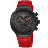 Tissot T-race Chronograph Grey Dial Rubber Strap Men's Watch T141.417.37.061.01 In Grey