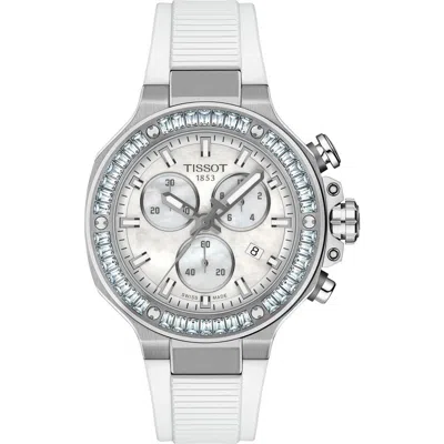 Tissot T-race Quartz Chronograph, 38mm In White