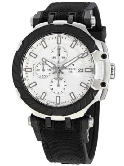 Pre-owned Tissot T-race Chronograph Tachymeter Automatic T1154272703100 100m Mens Watch