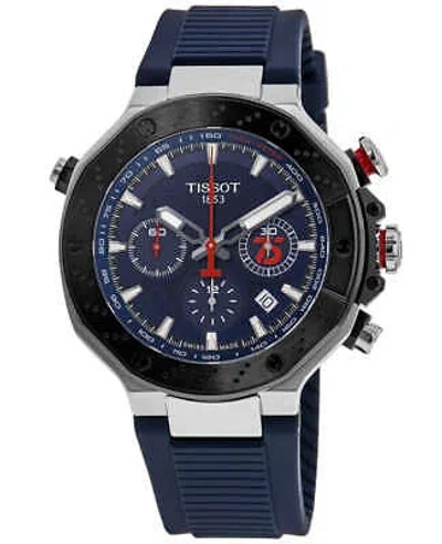 Pre-owned Tissot T-race Motogp Automatic Chronograph Men's Watch T141.427.27.041.00