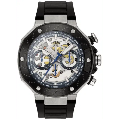 Tissot T-race Motogp Limited Edition Chronograph Skeleton Dial Silicone Strap Men's Watch T141.462.27.041.0