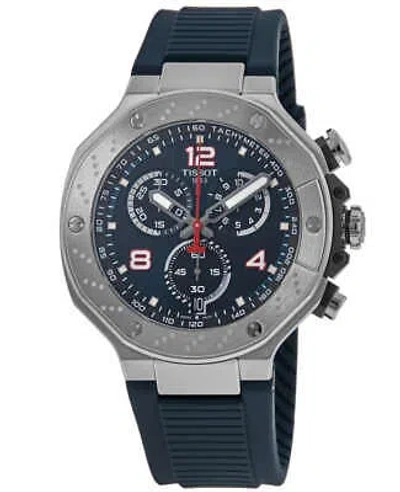 Pre-owned Tissot T-race Motogp Quartz Chronograph Men's Watch T141.417.17.047.00
