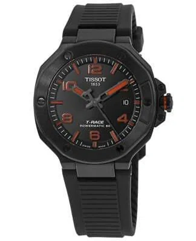 Pre-owned Tissot T-race Powermatic 80 Automatic Black Men's Watch T141.807.37.057.00