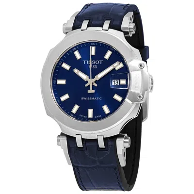 Tissot T-race Swissmatic Automatic Blue Dial Men's Watch T115.407.17.041.00 In Blue/silver Tone