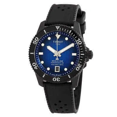 Pre-owned Tissot T-sport Automatic Blue Dial Unisex Watch T1208073704100