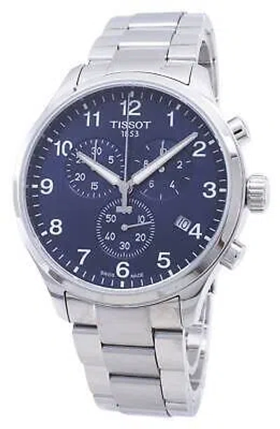 Pre-owned Tissot T-sport Chrono Xl Classic Chronograph T116.617.11.047.01 100m Watch ,80+