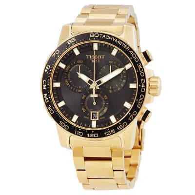 Pre-owned Tissot T-sport Chronograph Quartz Black Dial Men's Watch T125.617.33.051.01