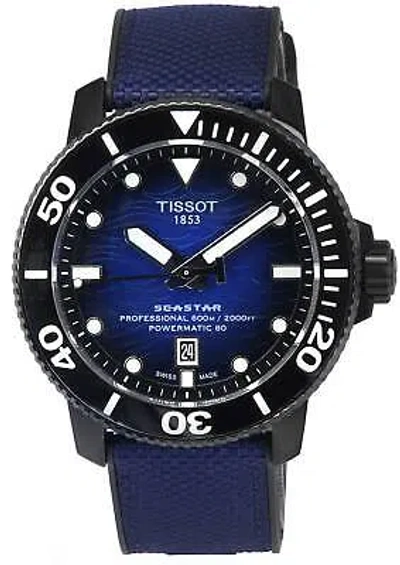 Pre-owned Tissot T-sport Powermatic 80 Diver's T120.607.37.041.00 Men's Watch