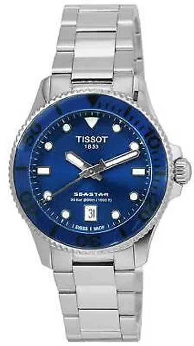 Pre-owned Tissot T-sport Quartz Diver's T120.210.11.041.00 Unisex Watch