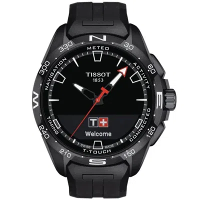Tissot T-touch Connect Solar Black Dial Rubber Strap Men's Watch T121.420.47.051.03